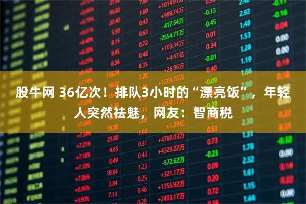 股牛网 36亿次!排队3小时的“漂亮饭”,年轻人突然祛魅,网友:智商税