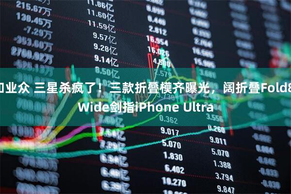 和业众 三星杀疯了！三款折叠模齐曝光，阔折叠Fold8 Wide剑指iPhone Ultra
